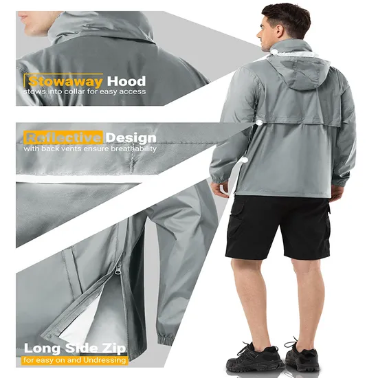 Outdoor Windbreaker Waterproof Raincoat Outdoor Rain Coats Jackets