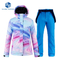 Women Winter Outdoor Waterproof Breathable Ski Snowboarding Snow Suit