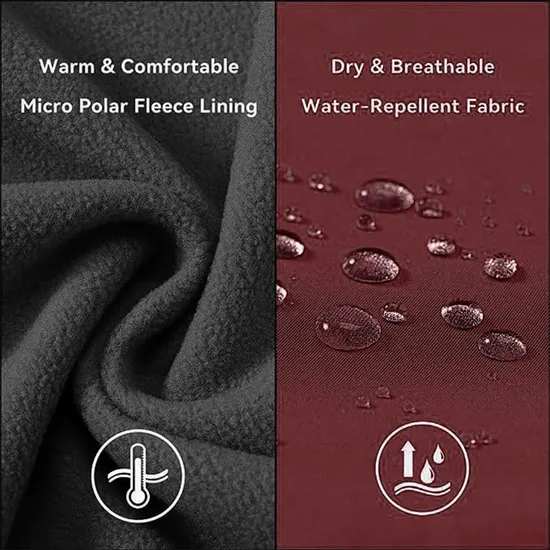 Women's Lightweight Water Resistant Hiking Winter Outdoor Fleece Lined Tactical Softshell Jacket