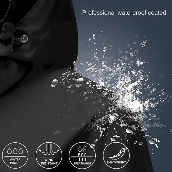 OEM Custom Logo Outdoor Hiking Waterproof Windbreaker Jacket