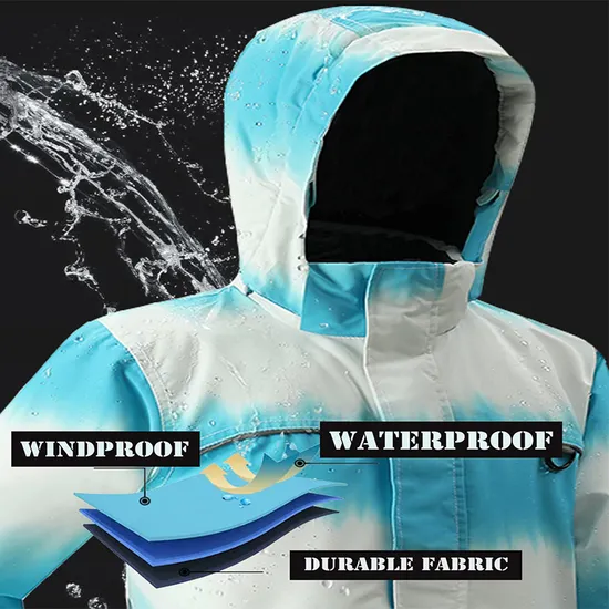Girl's Waterproof Fleece Windproof Winter Ski Snow Jacket with Hood