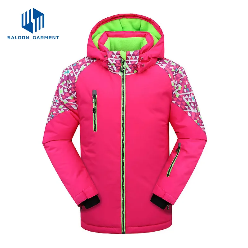 Girl's Winter Fleece Warm Snow Coat Waterproof Windproof Snowboarding Rain Ski Jacket