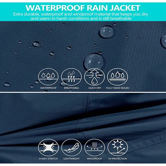 Custom Wholesale Outdoor Lightweight Water Repellent Womens Windbreaker Jackets