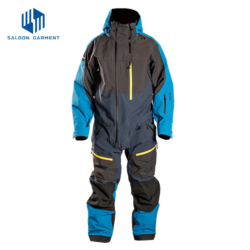 One Piece Ski Suits Waterproof Windproof Snowsuit Insulated Jumpsuit for Snow Sports