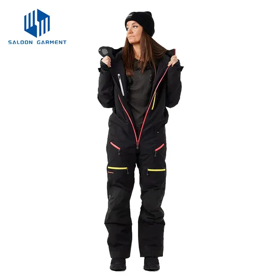 Women Winter Outdoor Sports Ski Jumpsuit Snowsuit