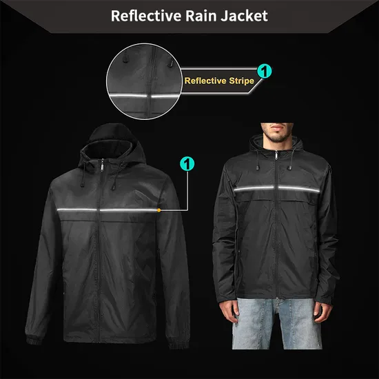 Outdoor Fishing Wear Clothing Raincoats Rain Jacket for Men