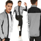 Men Waterproof PVC Street Raincoat Rainwear Waterproof Rain Jacket Suit