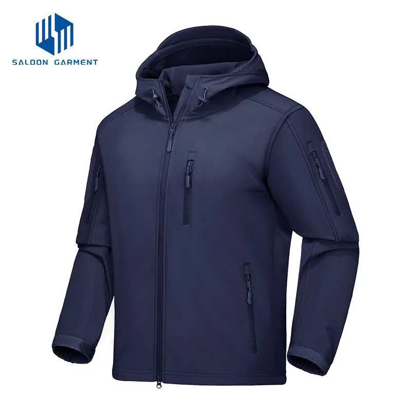 Waterproof Cold Weather Insulated Hunting Clothes Tactical Softshell Jacket for Men