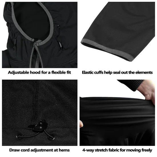 Women Fleece Coats Hooded Windbreaker Water Resistant Hiking Tactical Softshell Jacket