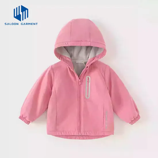 Fashion Kids Thick Winter Coats Hooded Outerwear Quilted Fleece Lined Jacket