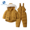 Children Clothing Set 2PCS Baby Toddler Boys Winter Down Jacket Jumpsuit Thicken Warm Kids Clothes Girls Infant Snowsuit