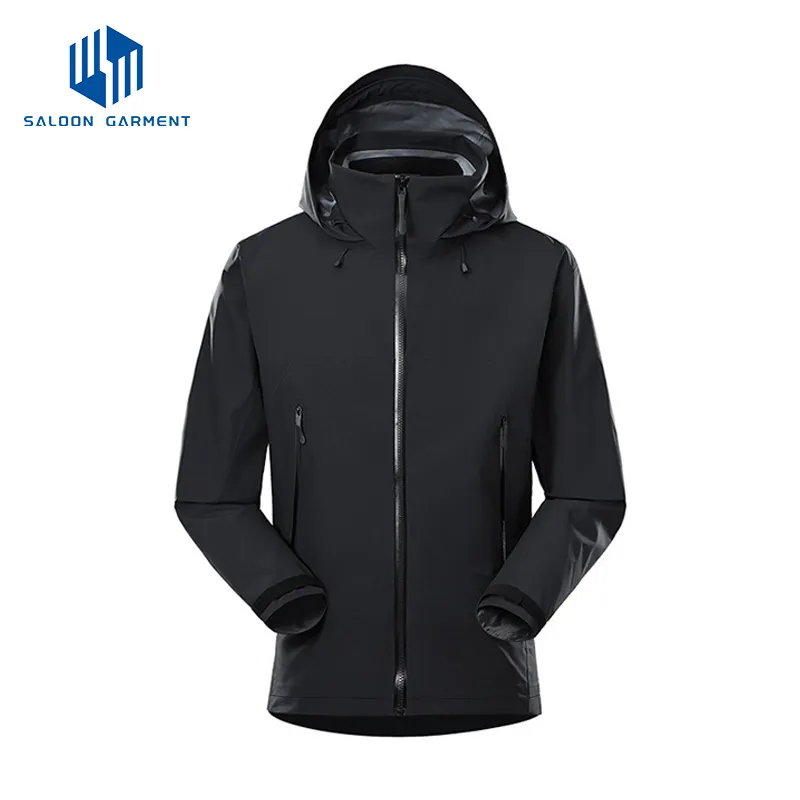 Customized Soft-Shell Windproof Waterproof Breathable Lightweight Hiking Outdoor Jacket