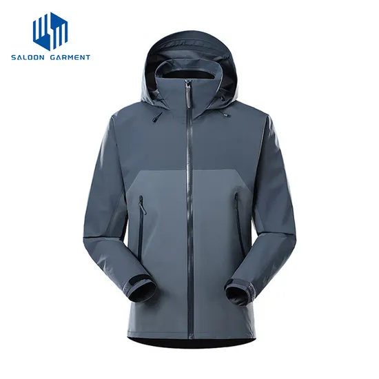 Customized Soft-Shell Windproof Waterproof Breathable Lightweight Hiking Outdoor Jacket