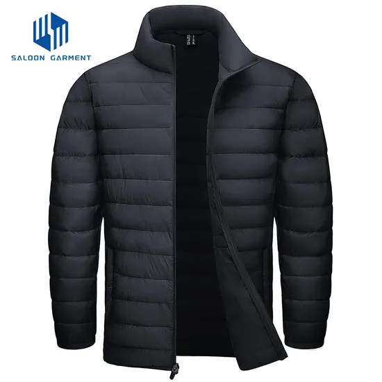High Quality Men's Winter Padding Coat Water Resistant Quilted Jacket