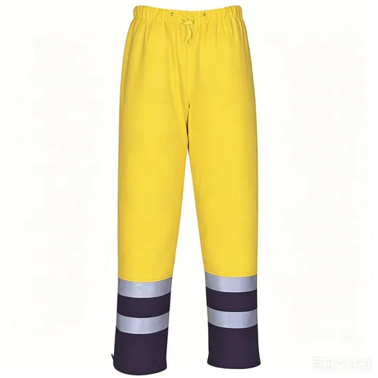 Hivis Safety Workwear 2-Tone with Reflective Tape Trousers Waterproof Outdoor Trousers