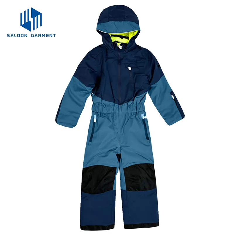 Stylish Kids One-Piece Ski Snowsuit for Outdoor Adventures