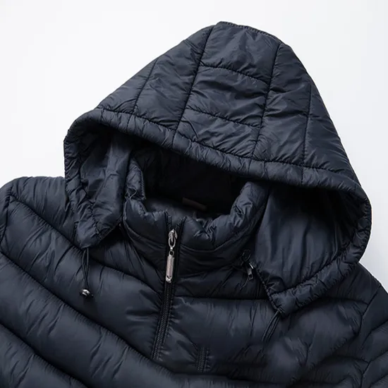 Custom Logo Mens Waterproof Windproof Winter Quilted Thick Filling Puffer Jacket