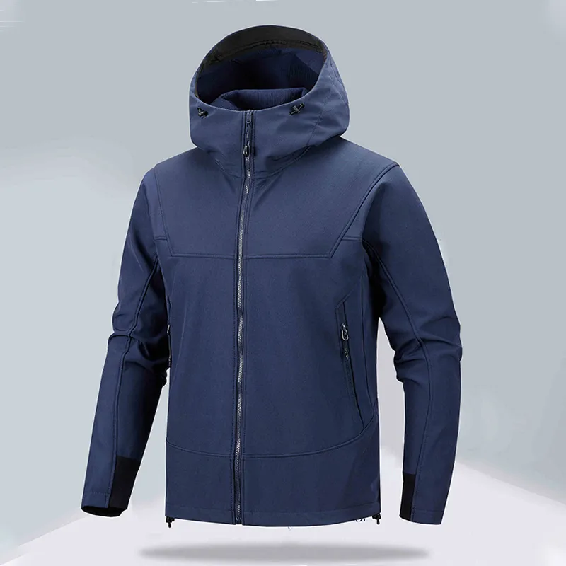 Customized Logo Unisex Soft Shell Hiking and Mountaineering Breathable Waterproof Windproof Jacket