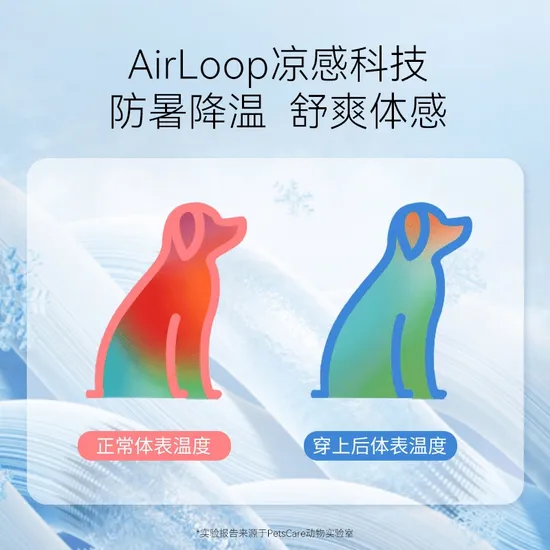 Summer Cooling Adjustable Traction Ice Pack Cool Clothes Cat Outdoor Sunscreen