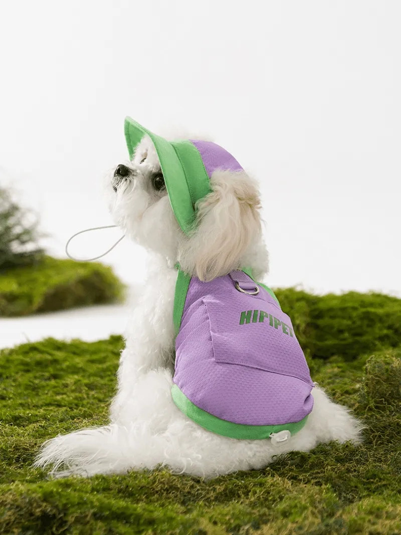Summer Cooling Adjustable Traction Ice Pack Cool Clothes Cat Outdoor Sunscreen