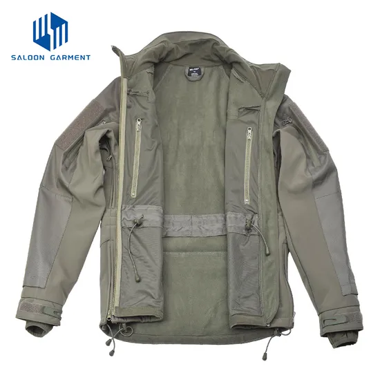 Wholesale Customized Men's Outdoor Softshell Waterproof Breathable Fishing Jacket