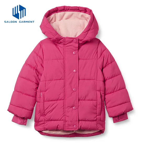 Custom Logo Manufacturer Children Outwear Kids Winter Clothing Warm Thick Ski Jacket