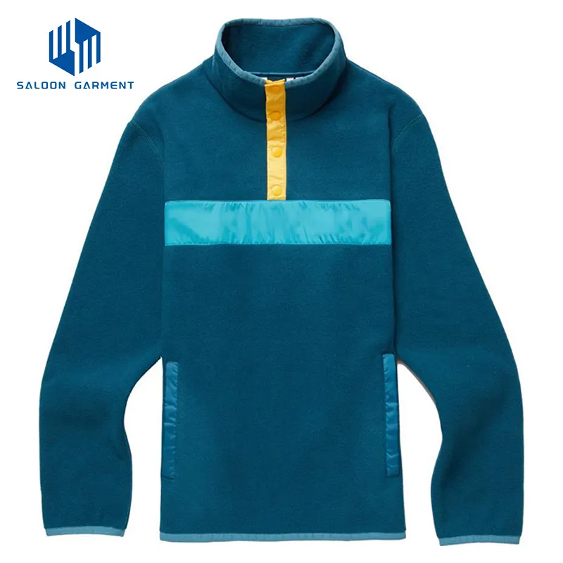 High Performance Men's Outdoor Sporting Soft Breathable Fleece Pullover