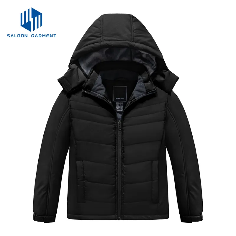 Factory Custom Windproof Waterproof Boys' Casual Outdoor Jacket Winter New Thickened Fleece Coat