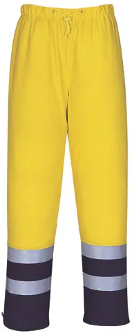 Hivis Safety Workwear 2-Tone with Reflective Tape Trousers Waterproof Outdoor Trousers