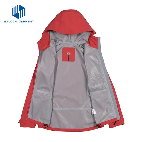 2.5 Layer Fabric Custom Logo Outdoor Breathable Softshell Waterproof Windbreaker Jackets