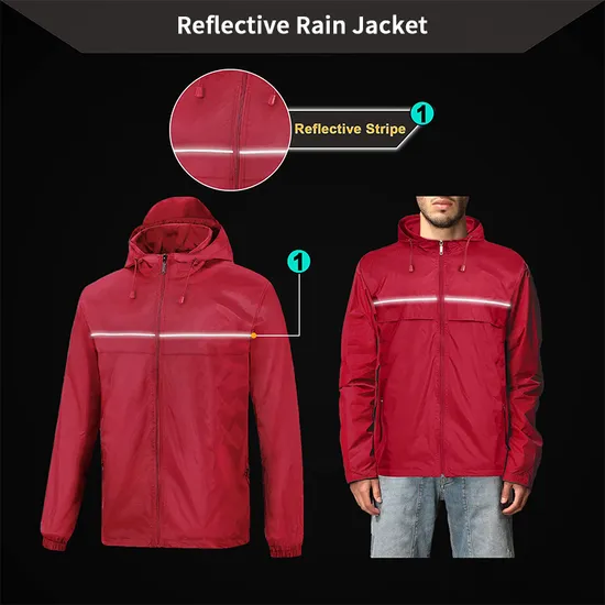 Women Outdoor Waterproof Raincoat Rain Jacket