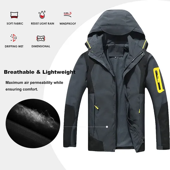 Wholesale High Quality Casual Windbreaker Custom Men Outdoor Lightweight Windbreaker Jacket