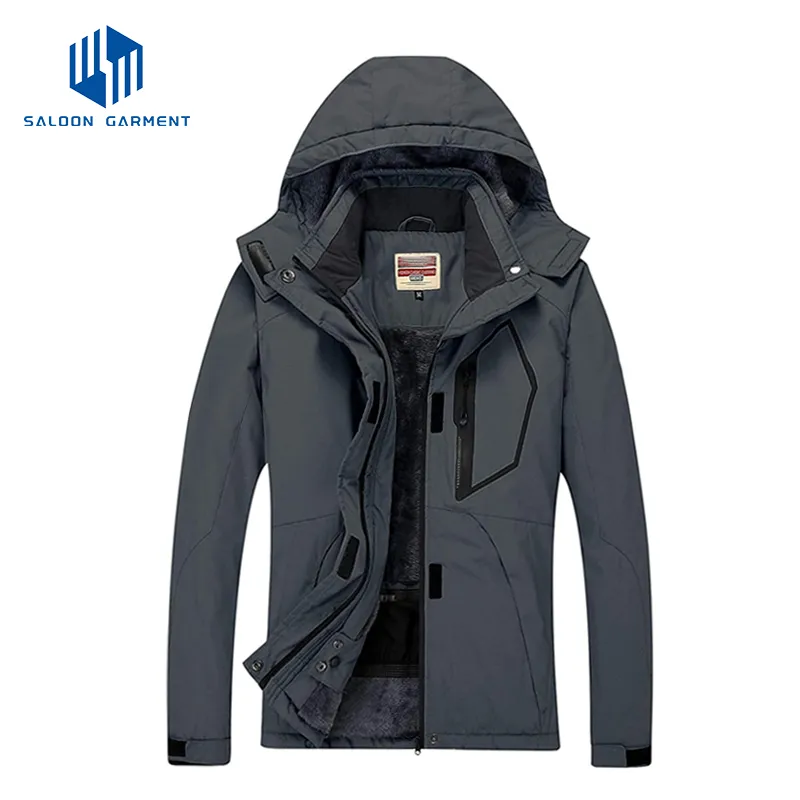 Women's Waterproof Mountain Windproof Winter Coat Snow Ski Jacket with Detachable Hood