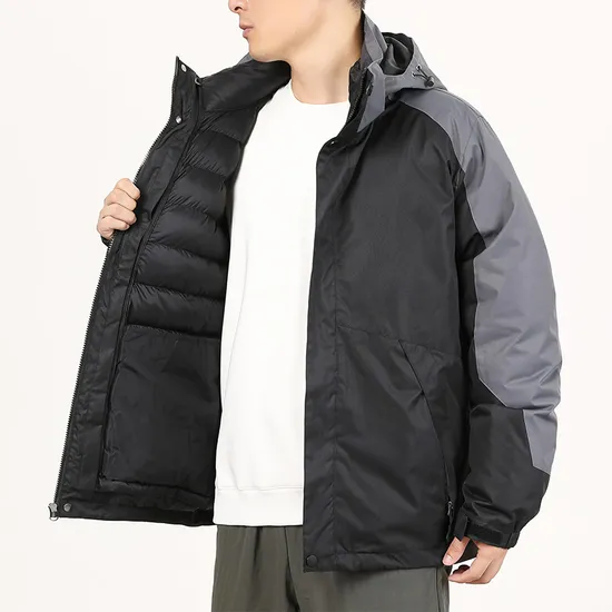 Men's Outdoor Clothing Winter 3 in 1 Coat Cold Insulated Waterproof Ski 3 in 1 Jacket