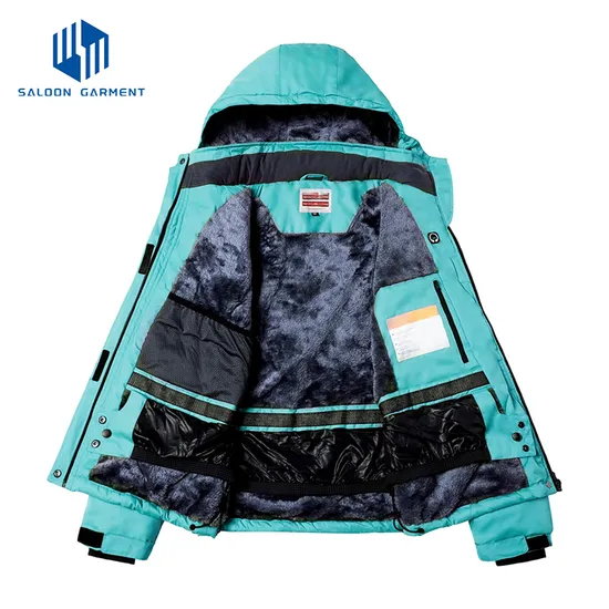Women's Waterproof Windbreaker Warm Winter Hooded Mountain Snow Coat Ski Jacket