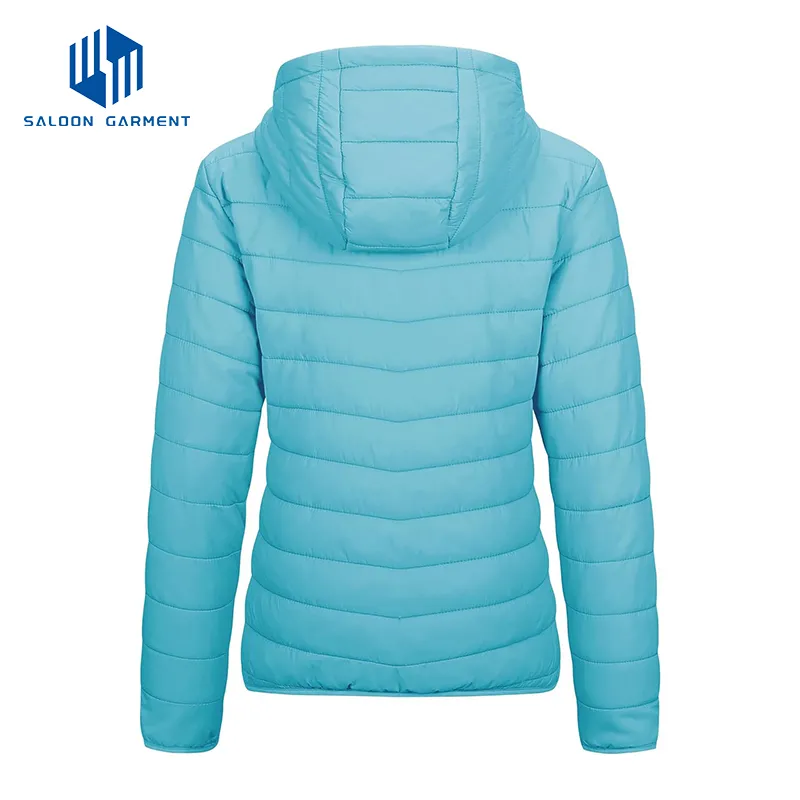 Women's Fashion Softshell Outerwear Packable Water-Resistant Ski Jacket Puffer Coat