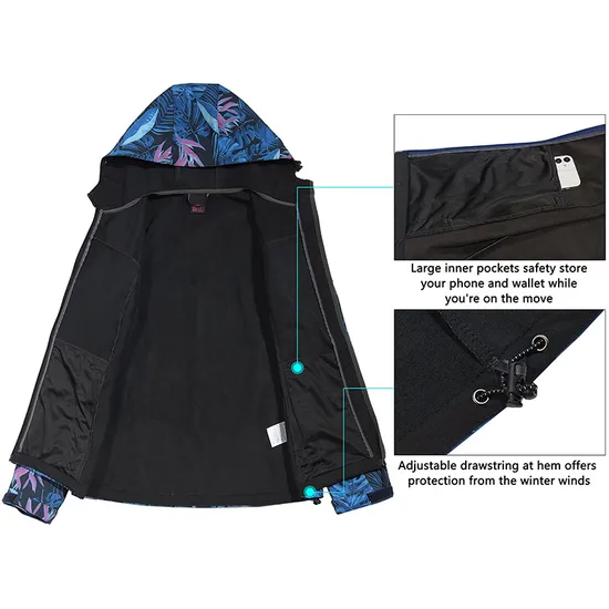 Women's Insulated Breathable Waterproof Tactical Softshell Jacket