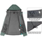 Women's Fleece Lined Windbreaker Waterproof Tactical Softshell Jacket for Running Golf Hiking
