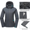 Women's Casual Outdoor Winter Warm Tactical Softshell Jacket