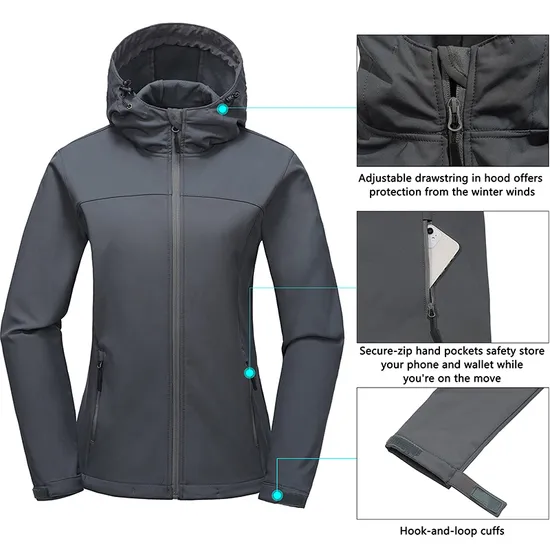 Women's Casual Outdoor Winter Warm Tactical Softshell Jacket