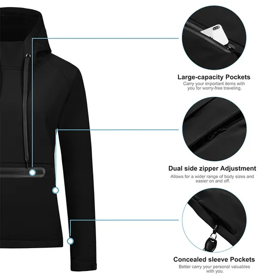 Womens Sports Wholesale Windproof Waterproof Outdoor Softshell Jacket