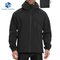 Men Waterproof Breathable Raincoat Hooded Lightweight Reflective Rain Jacket