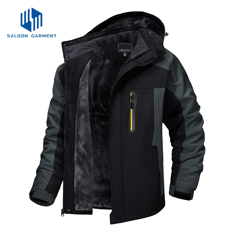 Men's Mountain Waterproof Winter Snow Coat Windproof Raincoat Ski Jacket