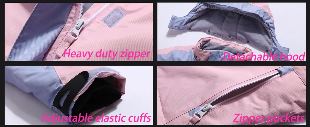 Girl's Waterproof Warm Winter Coat Windproof Outdoor Snowboarding Ski Jacket