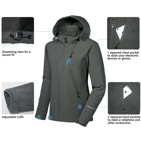 Wholesale Winter Outdoor Hiking Lightweight Tactical Softshell Jacket