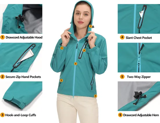 2.5 Layer Advanced Custom Polyester Windproof Sport Windbreaker Jackets with Logo