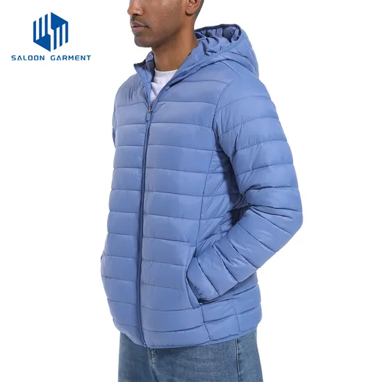 Men's Lightweight Winter Warm Water Repellent Windproof Quilted Coat Puffer Down Jacket