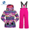Girls Outdoor Winter Waterproof Snowboard Jumpsuits One Pieces Snowsuits Ski Jackets Suits