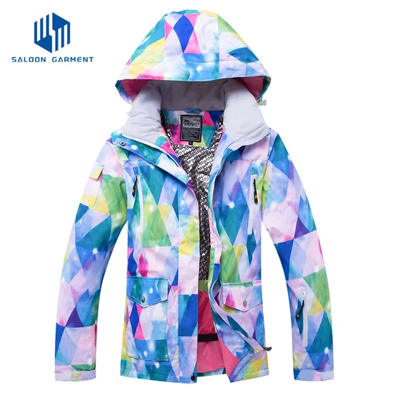 New Design Breathable Warm Women Ski Snowboard Jacket