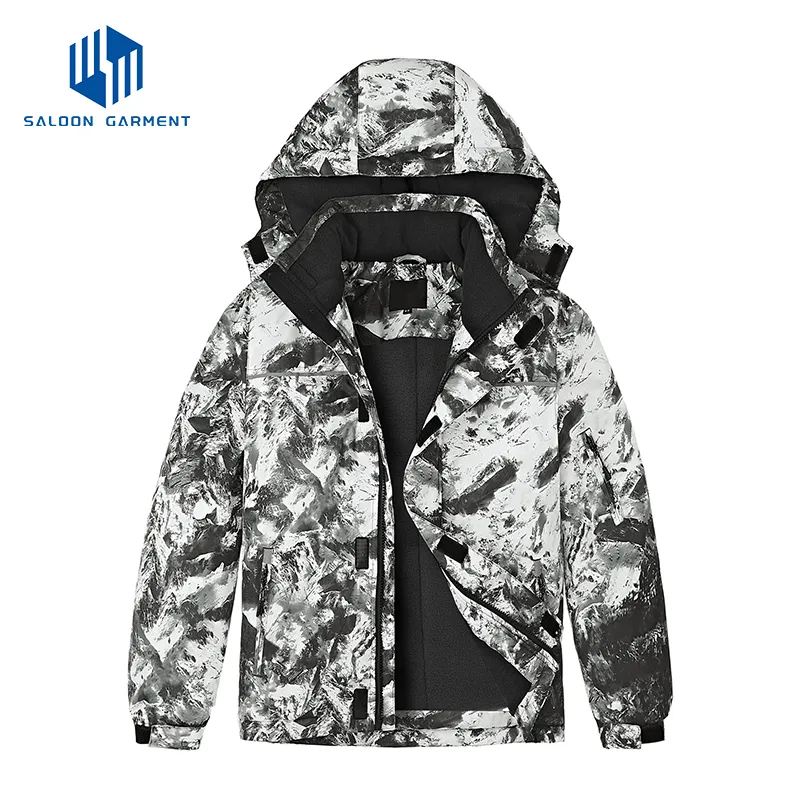Kids' Waterproof Outdoor Windbreaker Jackets for Winter Adventures